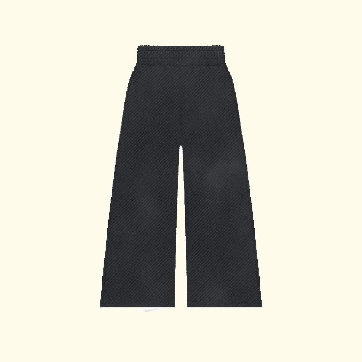 Luxe Pyjama Pants- Acid Charcoal Black